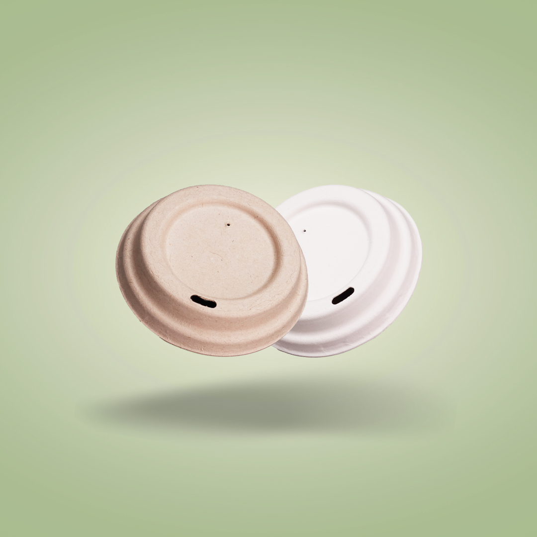 Bagasse Cups for Hot or Cold Drinks – 12oz – Dia90mm H97mm – White