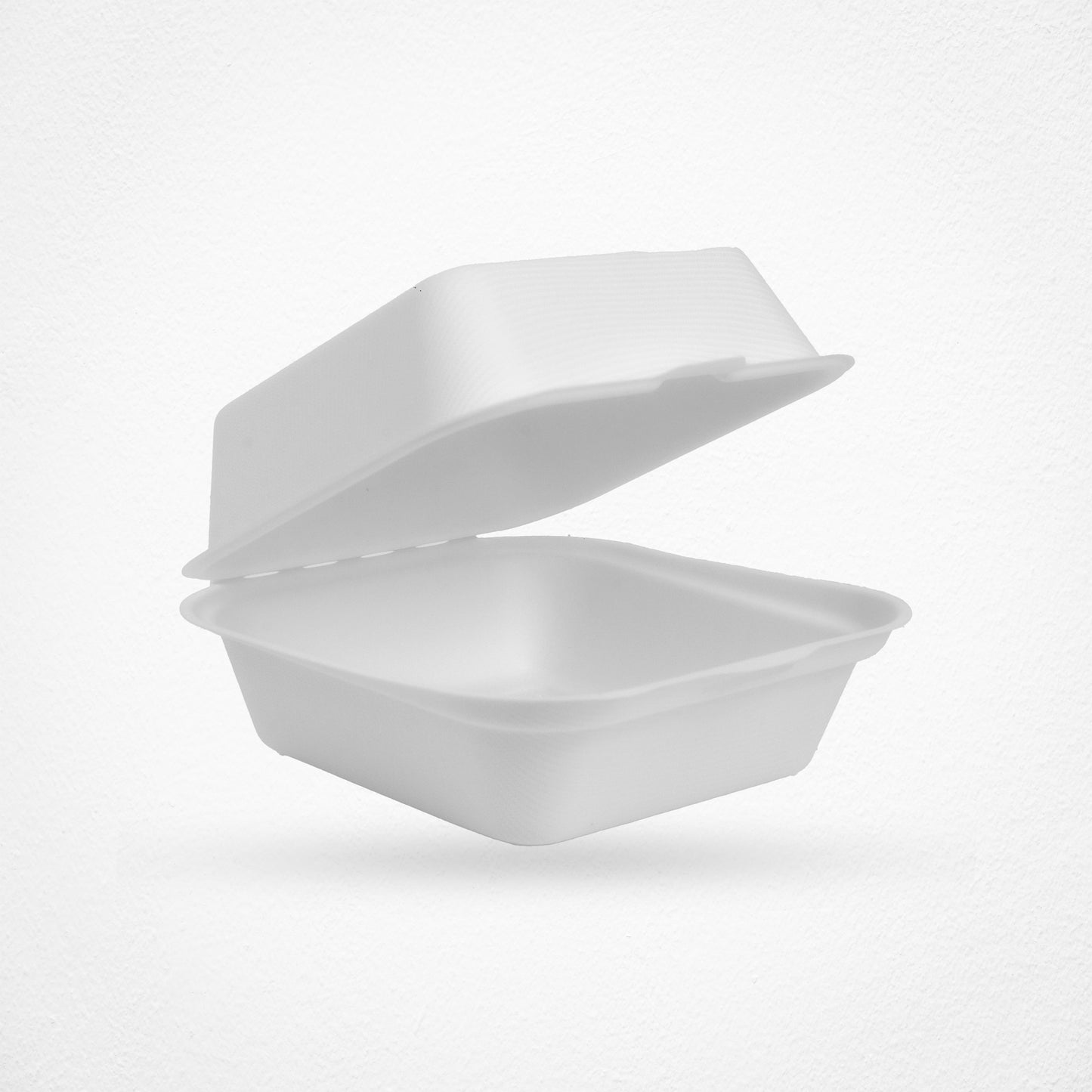 Disposable Hamburger Square Box – Food Containers - 6″ x 6″ (450ml)