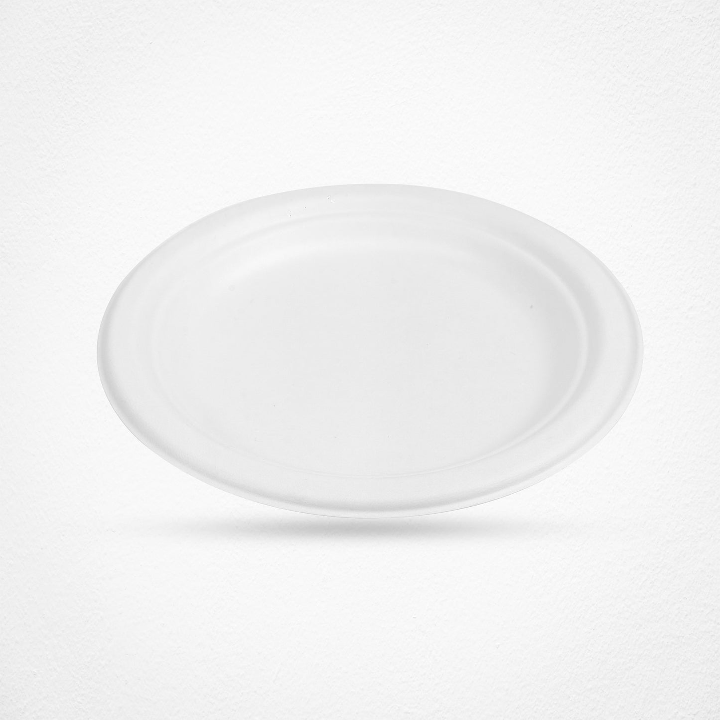EcoFlavour Round Bagasse Plates Plain 7″ / 18cm – (Pack of 125)