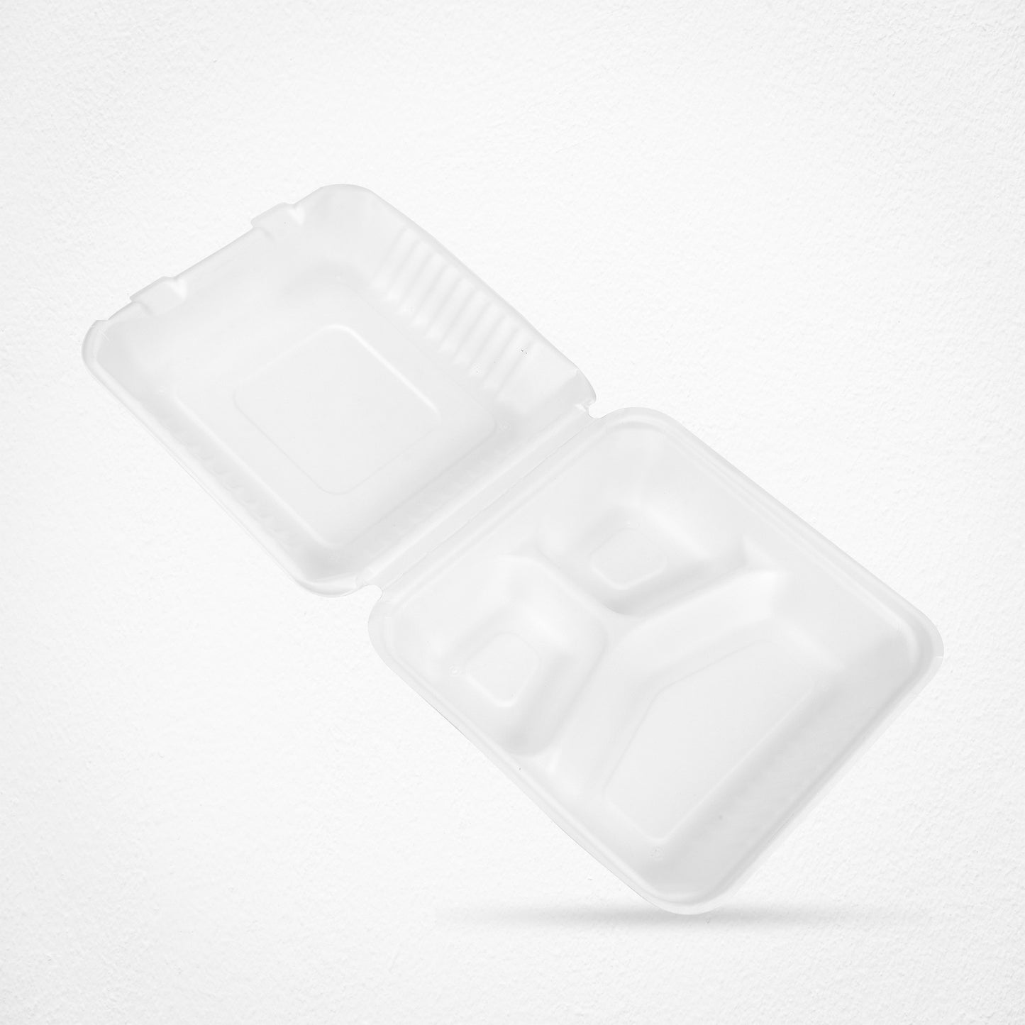 3 Compartments Clamsell Food Container Takeaway Box 9″ x 9″ – Pack of 100