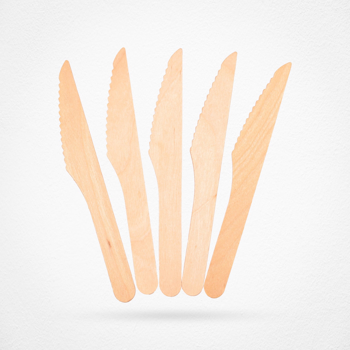 Disposable Cutlery 6″ Wooden Knives – Pack of 100