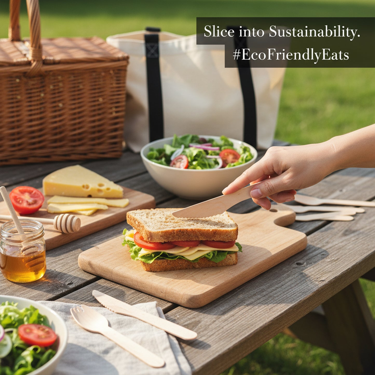 Disposable Cutlery 6″ Wooden Knives – Pack of 100