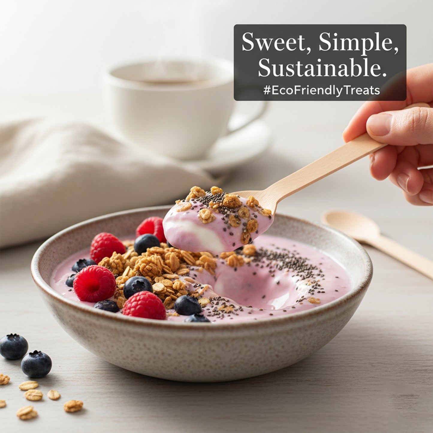 Disposable Cutlery 6″ Wooden Spoons – Pack of 100