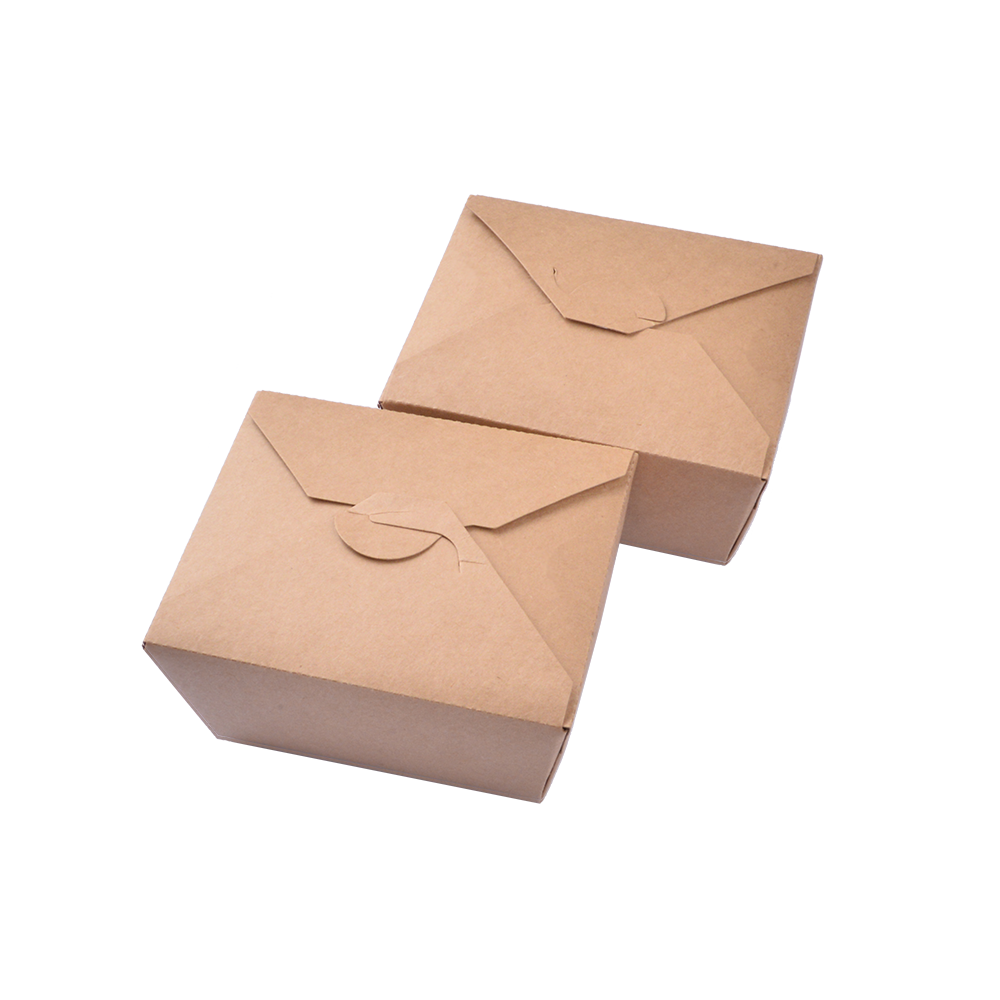 Kraft Paper Takeaway Food Container Boxes – Small – 800ml