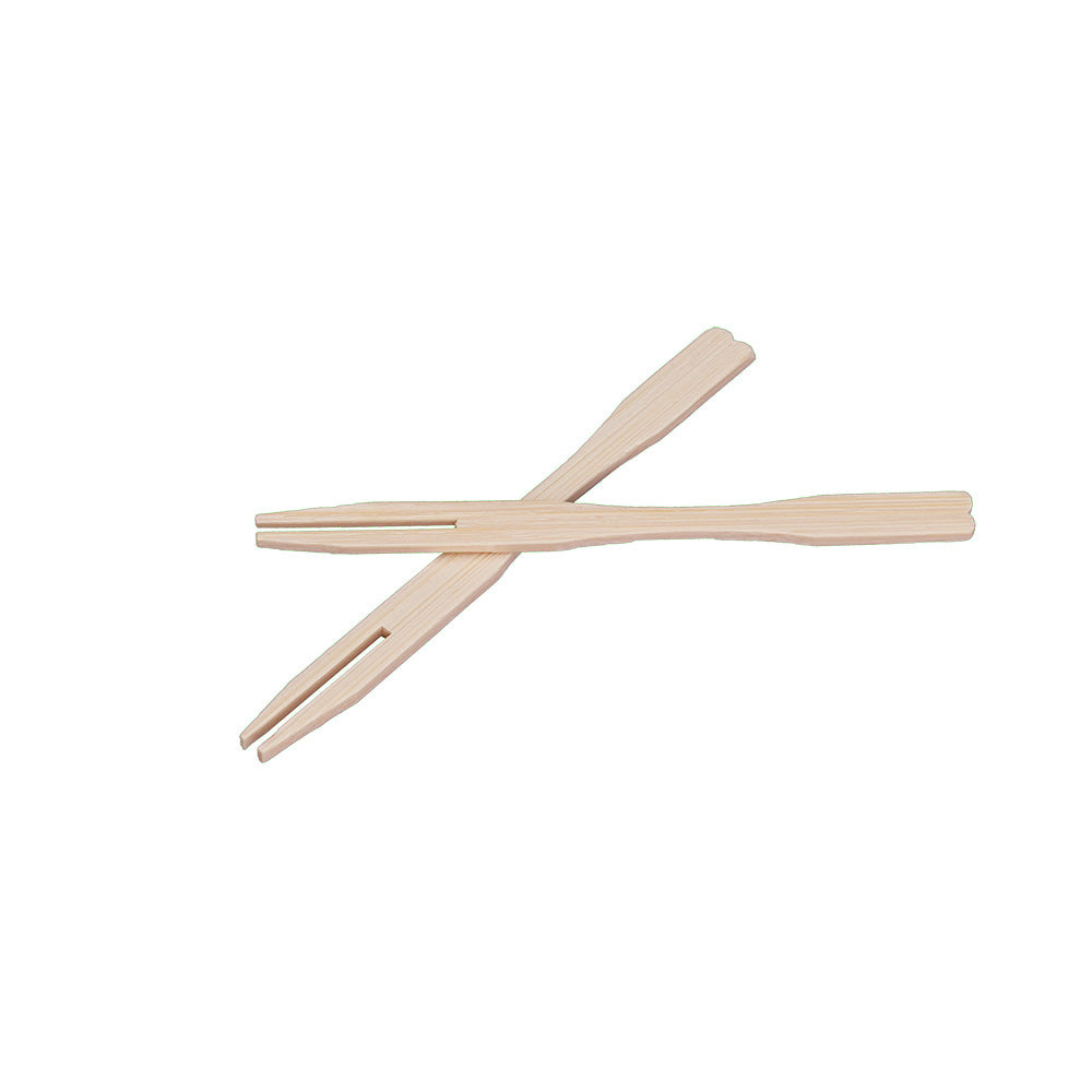 Bamboo Buffet Forks / Fruit Forks 9cm – Pack of 100