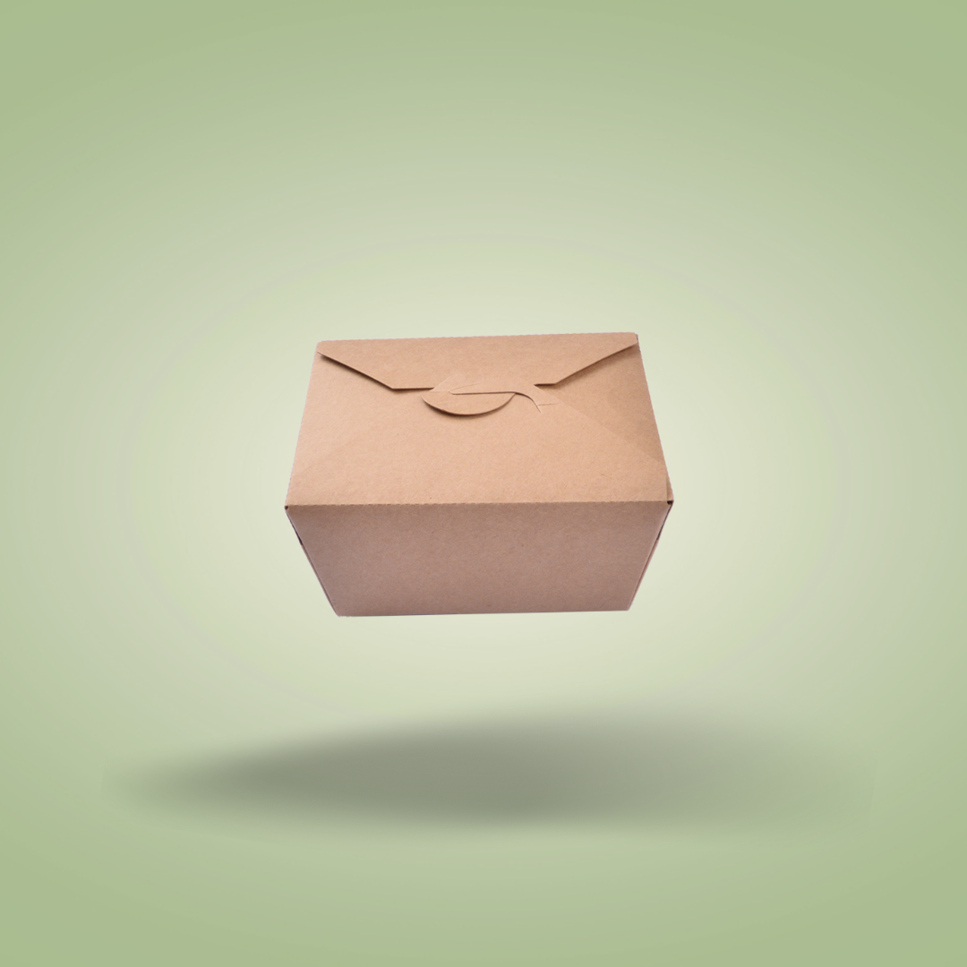 Kraft Paper Takeaway Food Container Boxes – Small – 800ml