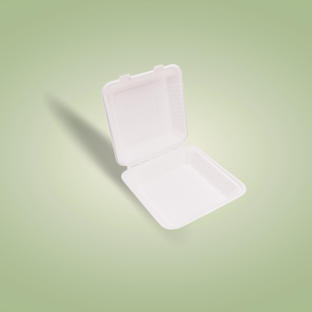 3 Compartments Clamsell Food Container Takeaway Box 9″ x 9″ – Pack of 100