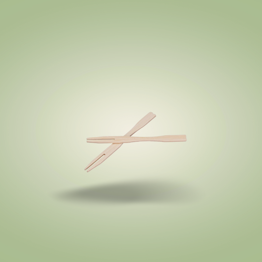 Bamboo Buffet Forks / Fruit Forks 9cm – Pack of 100