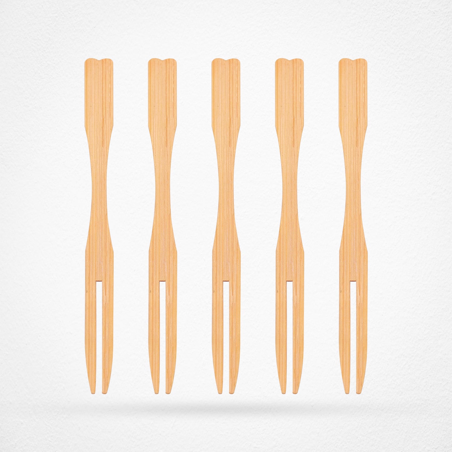Bamboo Buffet Forks / Fruit Forks 9cm – Pack of 100