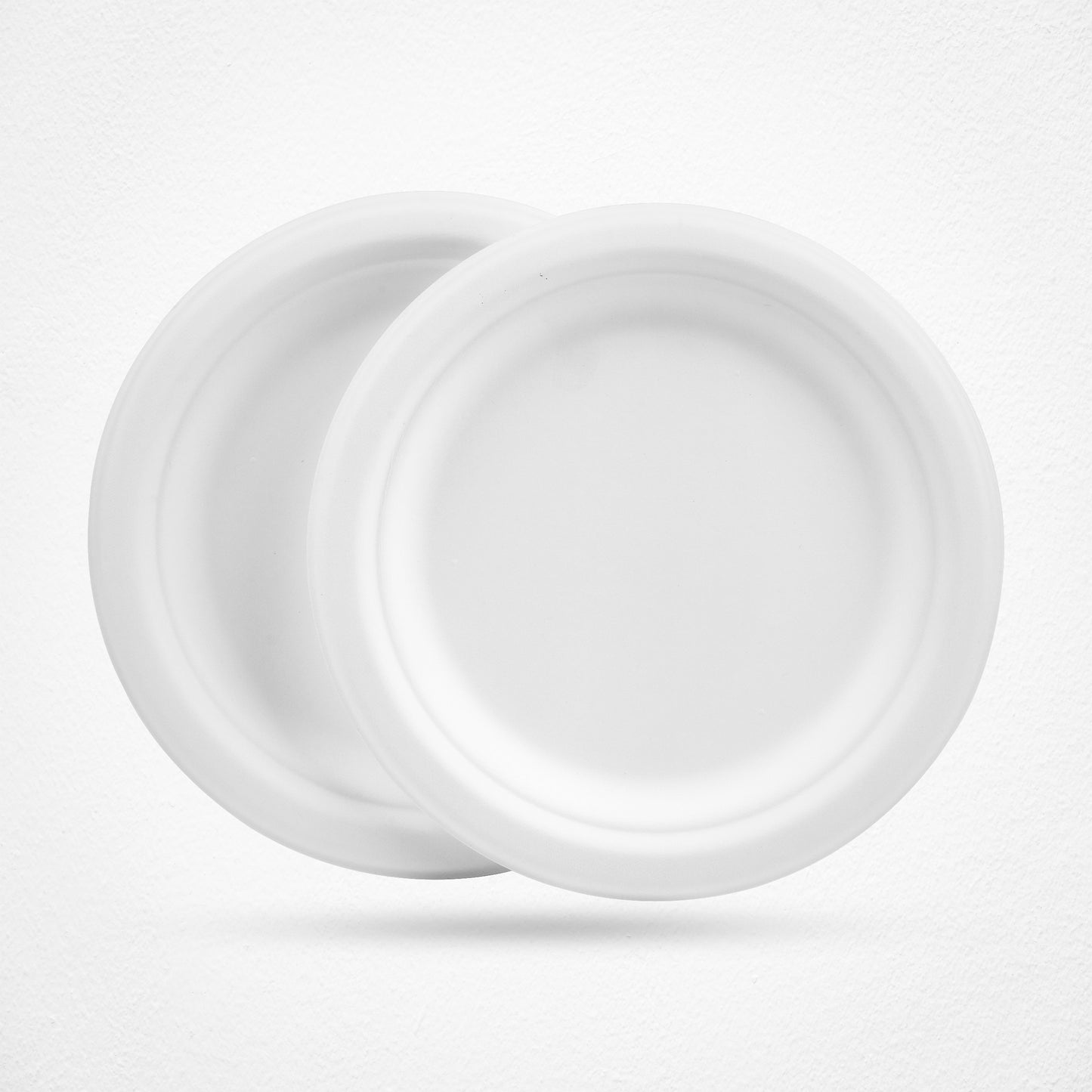 EcoFlavour Round Bagasse Plates Plain 7″ / 18cm – (Pack of 125)