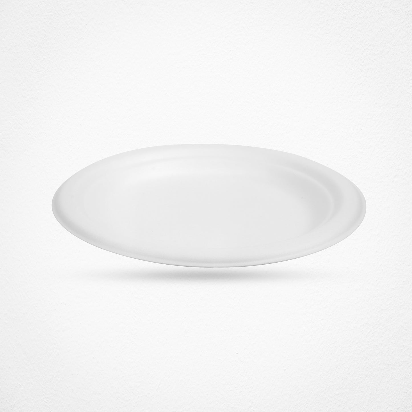 EcoFlavour Round Bagasse Plates Plain 7″ / 18cm – (Pack of 125)