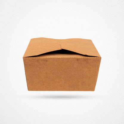 Kraft Paper Food Takeaway Container Boxes – Large – 1400ml – Pack of 50