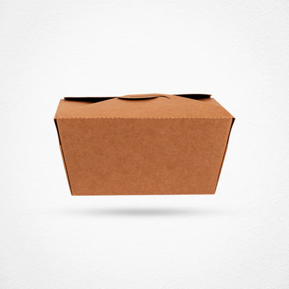 Kraft Paper Takeaway Food Container Boxes – Small – 800ml