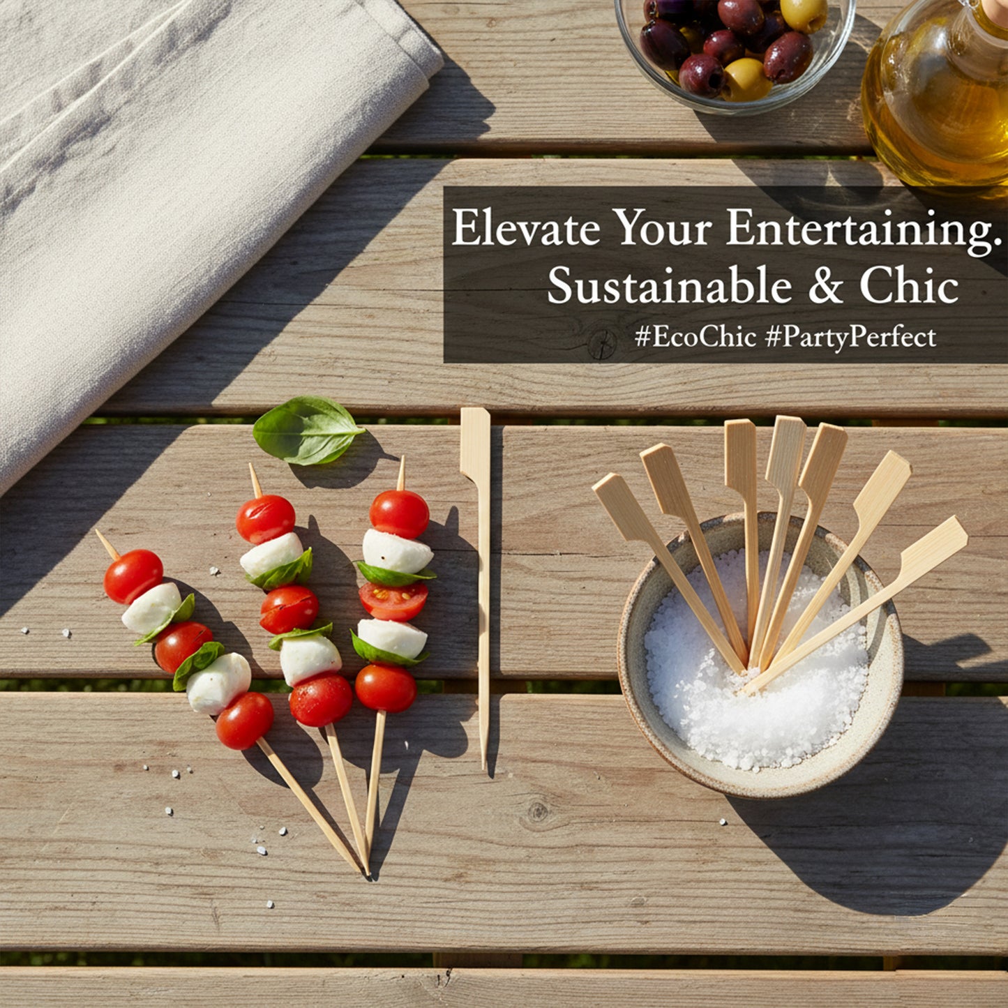 EcoFlavour Wooden Skewer – Large (12cm) – Pack of 100