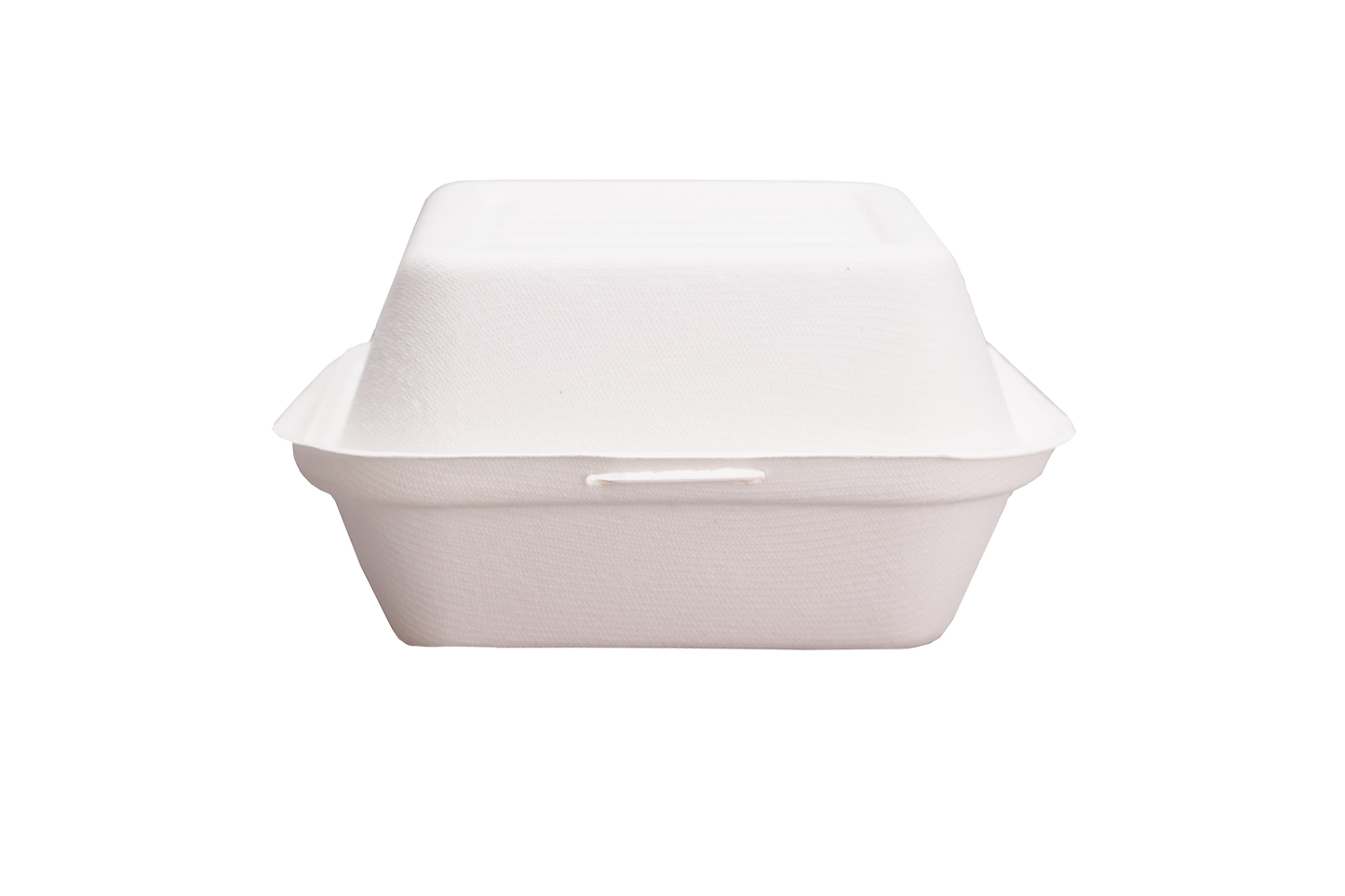 EcoFlavour Bagasse Hamburger Box – Square 6″ x 6″ (450ml)