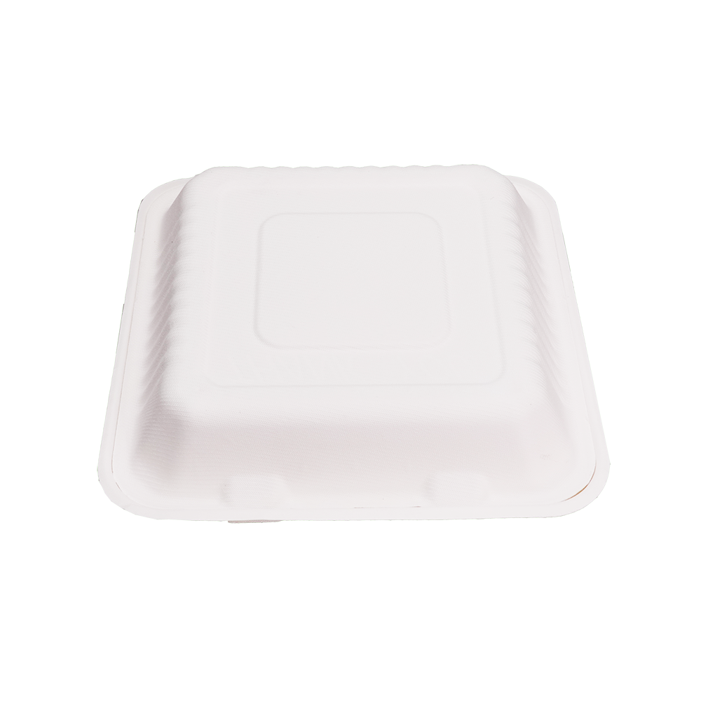 3 Compartments Clamsell Food Container Takeaway Box 9″ x 9″ – Pack of 100