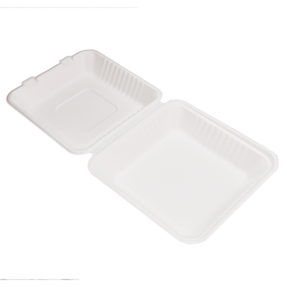 3 Compartments Clamsell Food Container Takeaway Box 9″ x 9″ – Pack of 100