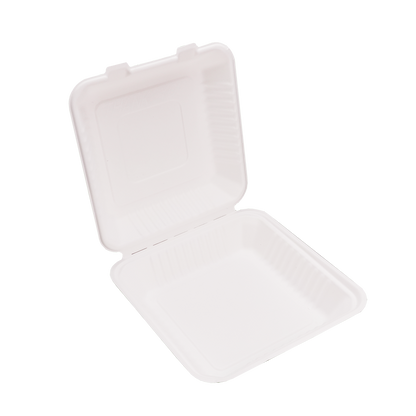 3 Compartments Clamsell Food Container Takeaway Box 9″ x 9″ – Pack of 100