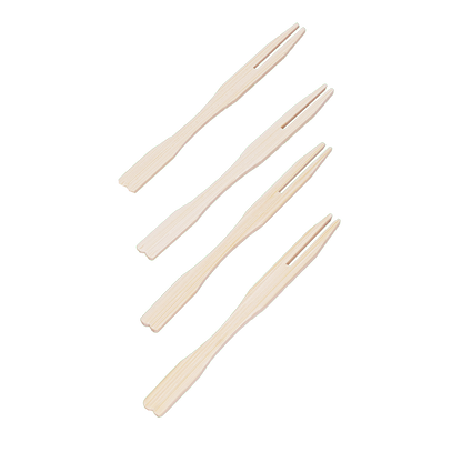 EcoFlavour Bamboo Buffet Forks / Fruit Forks 9cm – Pack of 100