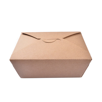 EcoFlavour Food Takeaway Container Box – 17.2x14x6.5cm – 1400ml – Pack of 50