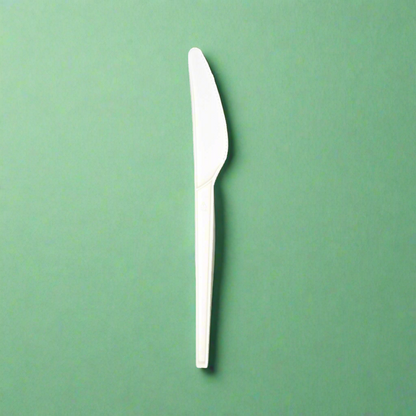 Disposable Cutlery 6.5″ CPLA Compostable Knives – Pack of 50