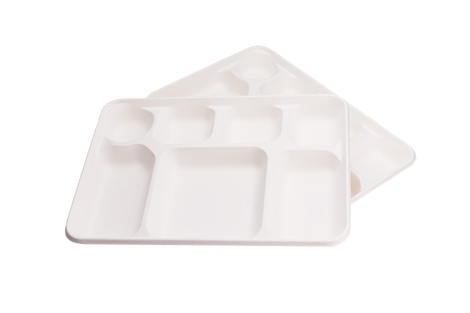 7 Compartments Disposable Plates